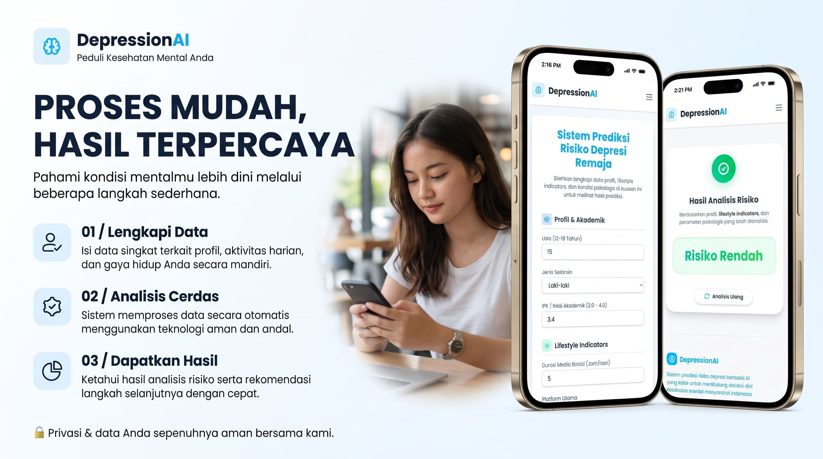 Sistem Prediksi Risiko Depresi Remaja screenshot 3